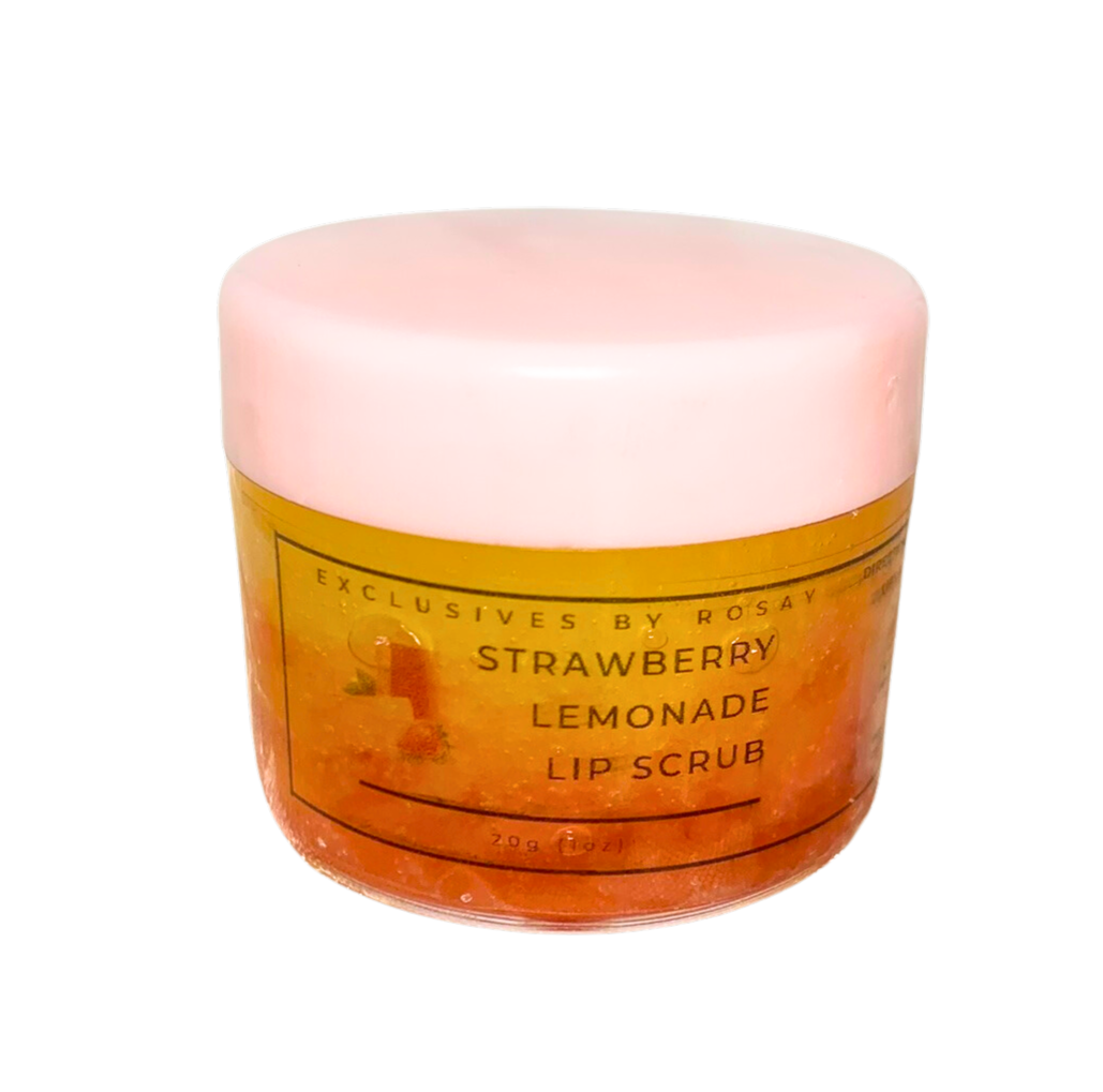 Strawberry Lemonade Lip Scrub - Exclusives By Rosay LLC